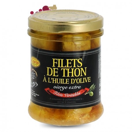 Filets de Thon à l'huile d'olive JC David 190g