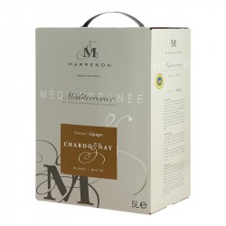 Chardonnay par Marrenon 5 Litres IGP Meditérranée Vin Blanc de Provence
