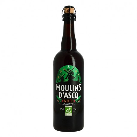 MOULINS d'ASCQ Bière de NOEL Bière d'Hiver 75 cl
