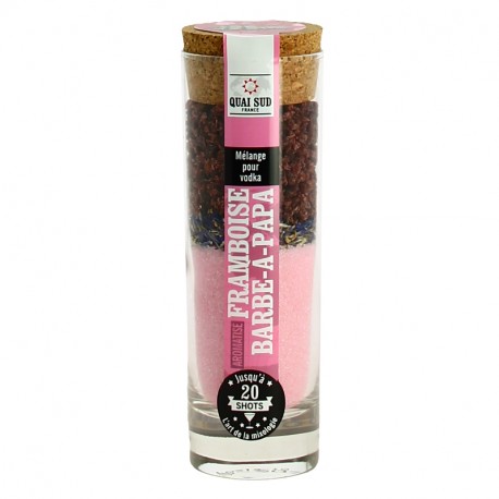 Melange Cocktail Vodka Framboise Barbe à Papa Quai Sud 100gr