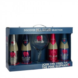 Bière Délirium Coffret Discovery 4 x 33 cl + 1 Verre