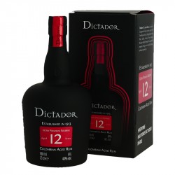 Rhum DICTADOR 12 ANS Rhum de Colombie 70cl