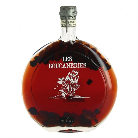 Rhum arrangé Fruits Rouges Boucaneries Fisselier 50cl