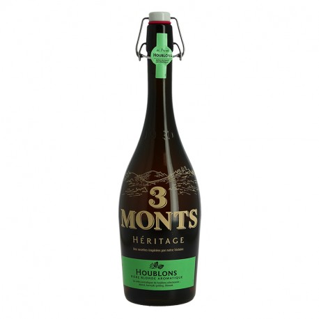 Bière 3 Monts Héritage Houblons Bière Blonde 75 cl