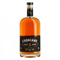 CASHCANE Black Smoked Liqueur de Rhum fumée 70 cl