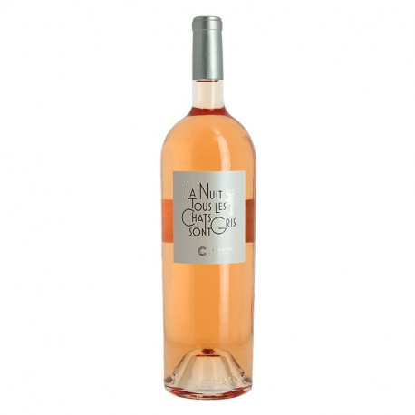 Magnum de La Nuit Tous les Chats Sont Gris IGP Gard Rosé Cellier des Chartreux