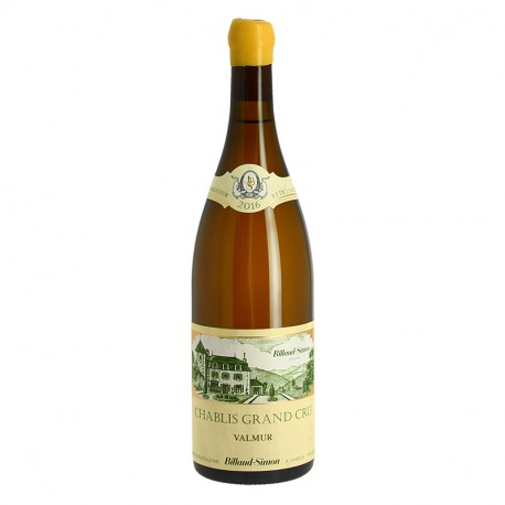 Domaine BILLAUD-SIMON CHABLIS 2016 Grand Cru "VALMUR" Vin Blanc de Bourgogne
