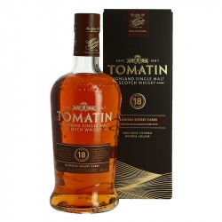Tomatin 18 ans finition fût de Sherry Oloroso Highlands Single Malt Scotch Whisky