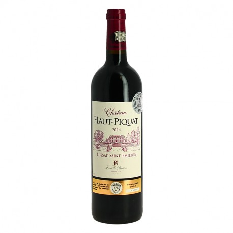Château Haut PIQUAT 2015 LUSSAC St Emilion Maison Rivière