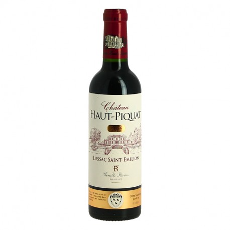 Demi Bouteille Château Haut PIQUAT LUSSAC St Emilion Maison Rivière