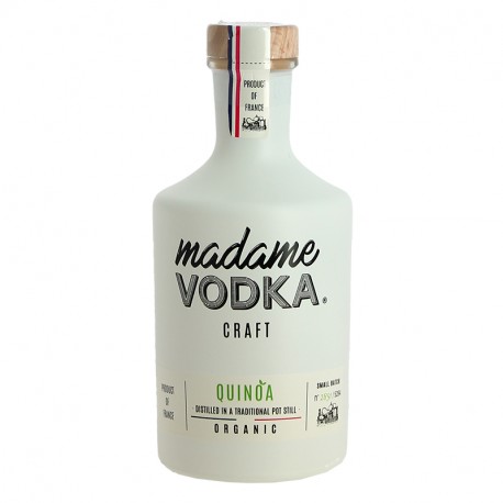 MADAME VODKA Vodka de Quinoa Issue de l'Agriculture BIO