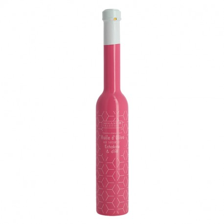 Savor et Sens Huile d'Olive aux saveurs d'Echalote et d'Ail 20 cl