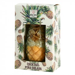 QUAI SUD Mélange pour PINA COLADA Verre ANANAS