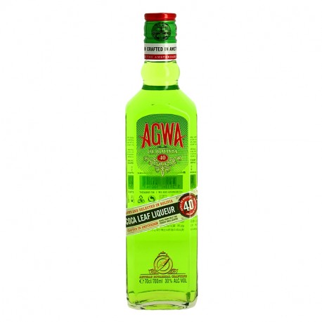 AGWA liqueur de feuille de Coca de Bolivie
