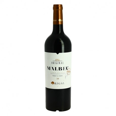 Original malbec Compté Tolosan Vin Rouge by Rigal