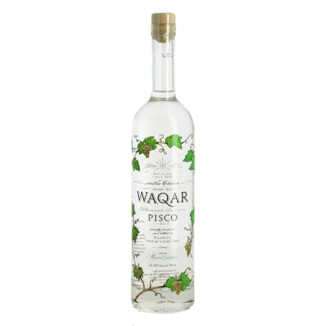 Pisco Waqar Eau de Vie de vin du Chili