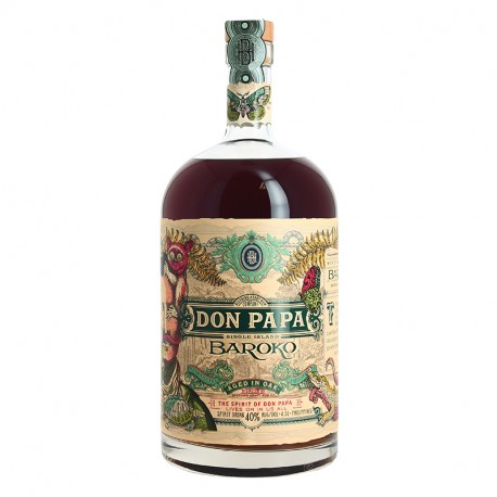 Rhum Don Papa BAROKO Rhum des Philippines Gallon de 4.5 L