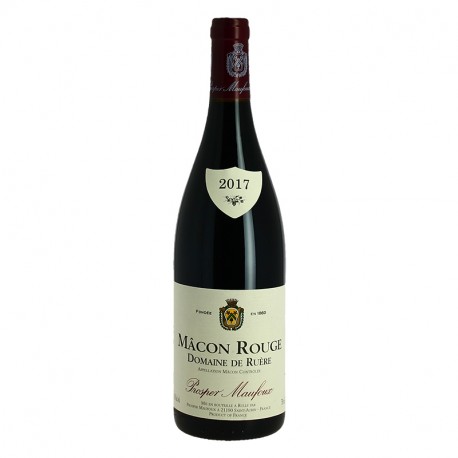 Mâcon Vin Rouge Prosper Maufoux Domaine de Ruère Vin de Bourgogne
