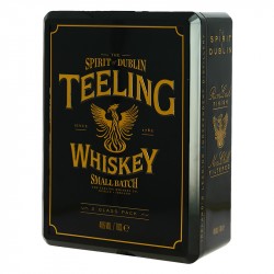Coffret TEELING Irish WHISKEY 70CL + 2 Verres