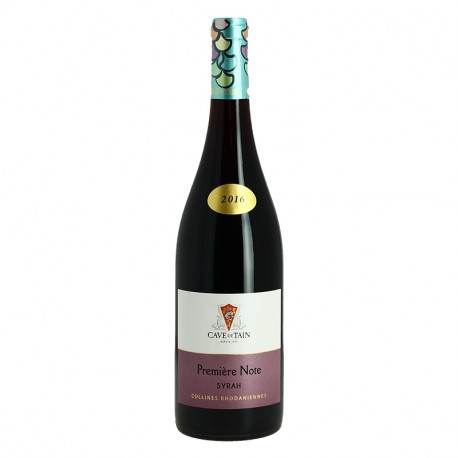 Syrah Première Note cave de Tain Vin Rouge de la Vallée du Rhône 75 cl
