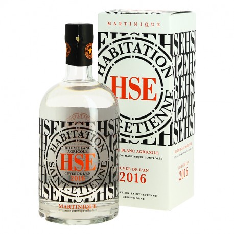 Rhum HSE Cuvée de l'An 2016 Rhum Agricole Blanc