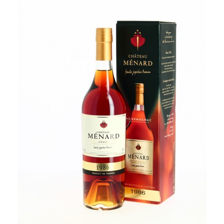 MENARD Armagnac Millésime 1986