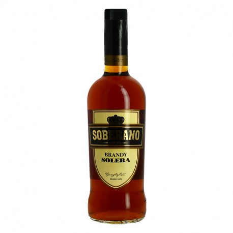 SOBERANO Brandy Solera de JEREZ
