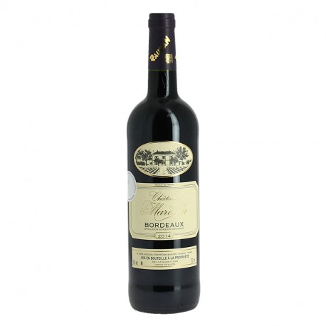 Château Marceau Appellation Vin de Bordeaux Rouge Caves de Rauzan