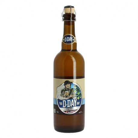 D-DAY Bière Blanche Aromatisée POMME 75 cl