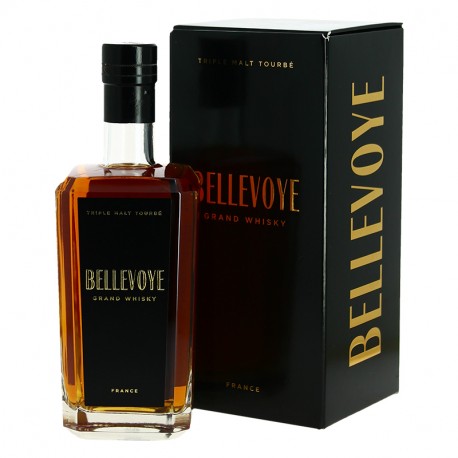 Whisky BELLEVOYE NOIR Triple Malt Tourbé