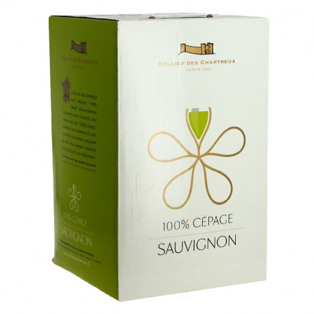 CELLIER des CHARTREUX SAUVIGNON BIB 5 Litres