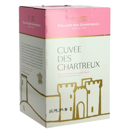 CELLIER des CHARTREUX Rosé BIB 5 Litres