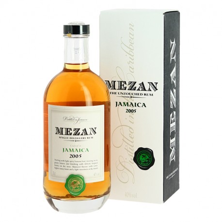 Rhum MEZAN JAMAICA 2005 Rhum Traditionnel Ambré
