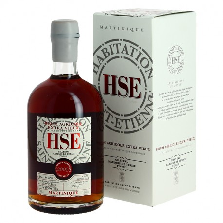 Rhum Agricole HSE Finition en Fût de Vin de Margaux MARQUIS de TERME