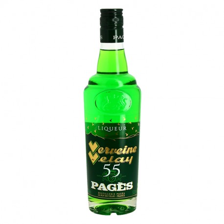Liqueur la VERVEINE DU VELAY VERTE pages 50 cl  55°
