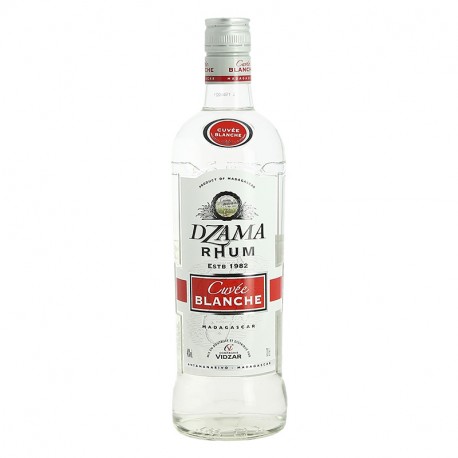 DZAMA CUVEE BLANCHE Rhum Blanc de Madagascar 70 cl