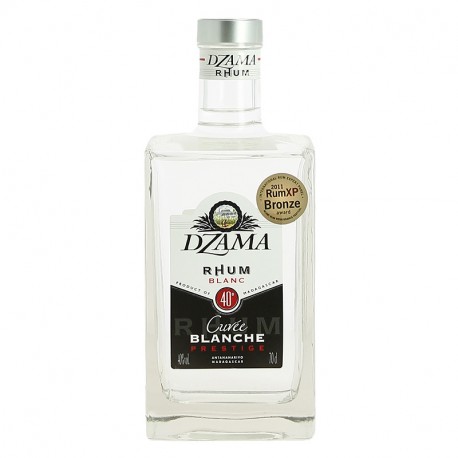 DZAMA CUVEE BLANCHE PRESTIGE Rhum Blanc de Madagascar 70 cl