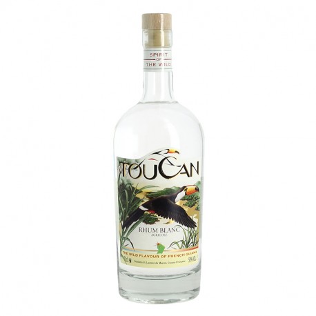 TOUCAN Rhum Blanc Agricole de Guyane
