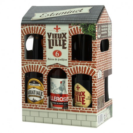 COFFRET ESTAMINET Bières des Hauts de France 6 X 33 cl