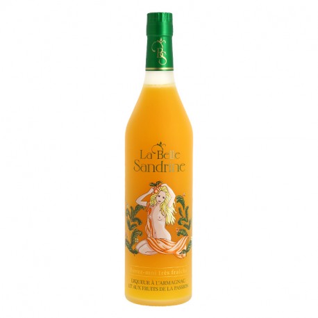 LA BELLE SANDRINE Liqueur à l'Armagnac et aux Fruits de la Passion 70cl
