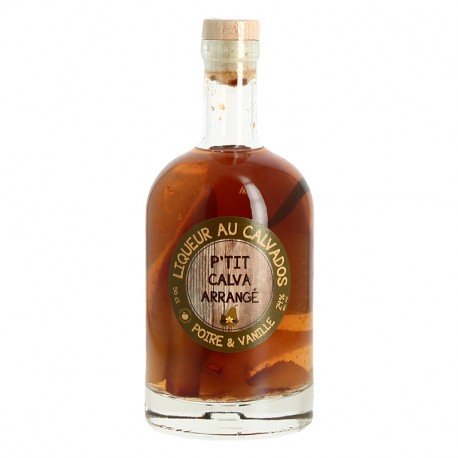 P'tit Calva Arrangé Poire Vanille 50 cl Liqueur au Calvados