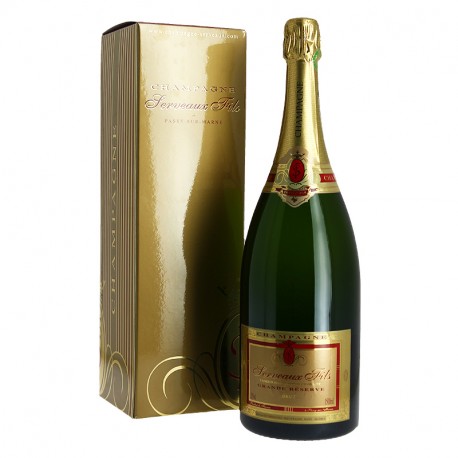 Champagne Serveaux Brut Magnum de Champagne Carte d'OR 1.5L