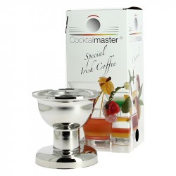Cocktailmaster Aspect Métal Outil pour Irish Coffee et Cocktails