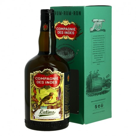 Rhum Compagnie des Indes Latino Rhum Traditionnel 70 cl