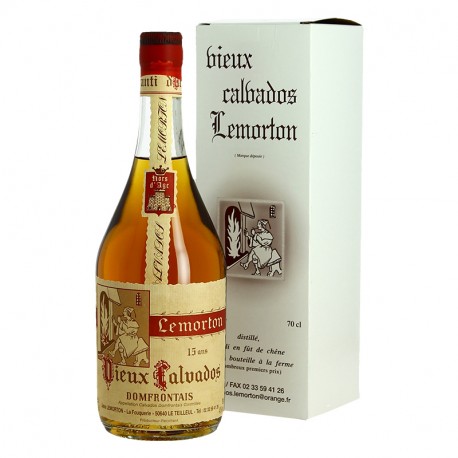 CALVADOS LEMORTON 15 ANS 70 cl