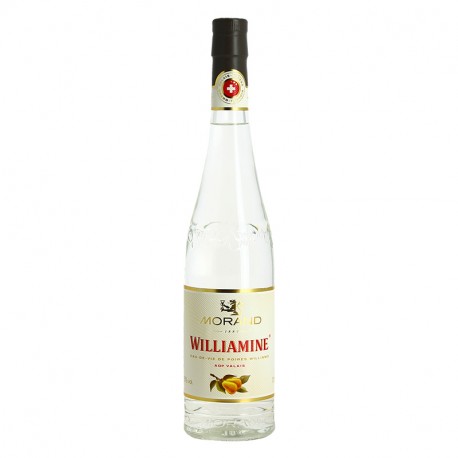 WILLIAMINE MORAND Eau de Vie de POIRE WILLIAMS du Valais 70 cl