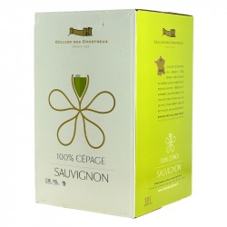 CELLIER des CHARTREUX SAUVIGNON Blanc BIB 10 Litres