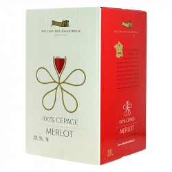 CELLIER des CHARTREUX MERLOT BIB 10 Litres