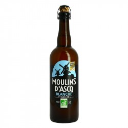 Moulins d'Ascq Bière Blanche Artisanale Biologique 75cl