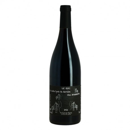 Cuvée MAMMOUTH 100% SYRAH Vin Rouge du Domaine Le Roc